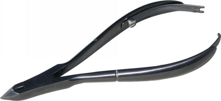 Produktbild Kiehl Hautzange Titancarbonid Profihautzange Titan schwarz 10cm, Schneide: 4mm