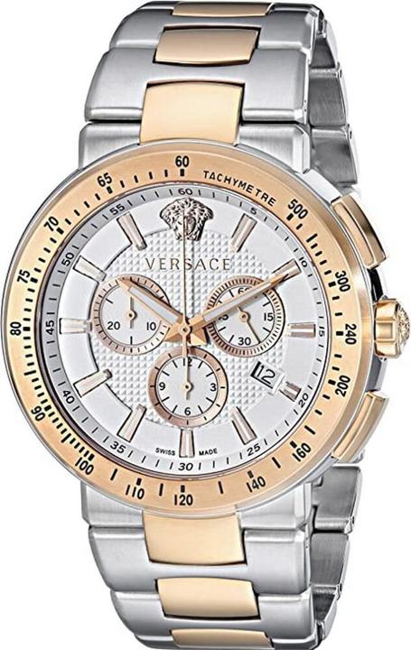 Produktbild Versace VFG130015 Mystique Chronograph Herrenuhr 44mm 5ATM (Chronograph, 44 mm)