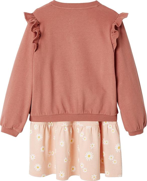 Actual product image Vertbaudet Girls' set: dress & sweat jacket (146)