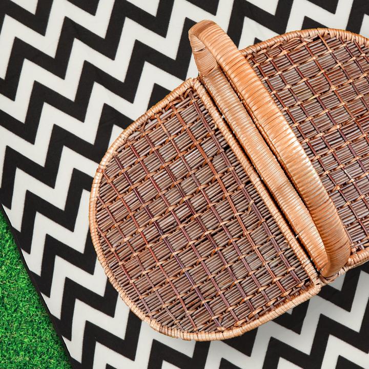 Actual product image Relaxdays Picnic blanket