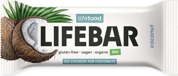 Immagine prodotto Lifefood Barretta al cocco bio Lifebar (15x40g) (Cocco, 15 pz., 796 g)