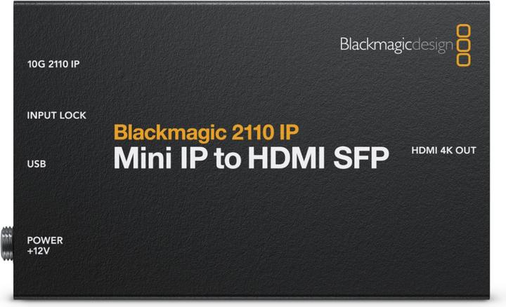 Actual product image Blackmagic 2110 IP Mini IP to HDMI SFP
