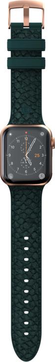 Actual product image Njord Jord Watch Strap For (40 mm, 41 mm, Stainless steel fastener, Salmon leather, Vegan Leather, Apple Watch)