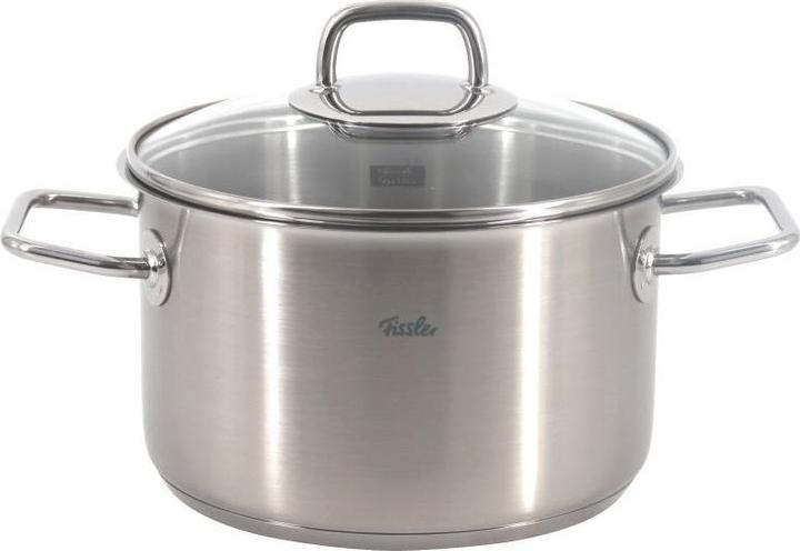Produktbild Fissler Hamburg Kochtopf 24cmmit Glasdeckel (24 cm, Kochtopf, Edelstahl)