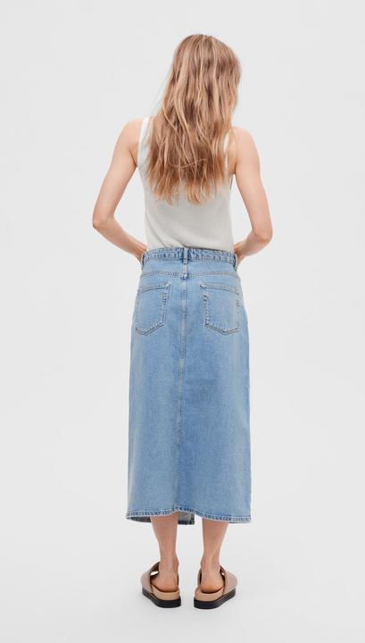 Immagine prodotto Selected Femme Gonna midi di jeans (34)
