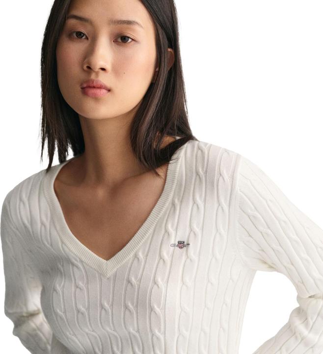 Immagine prodotto GANT Stretch Cotton Cable V-Neck (L)