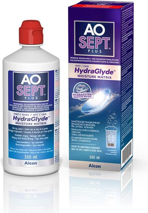 Image du produit AOSept HydraGlyde, solution de nettoyage et de désinfection au peroxyde, 360 ml (Système au peroxyde, 360 ml)