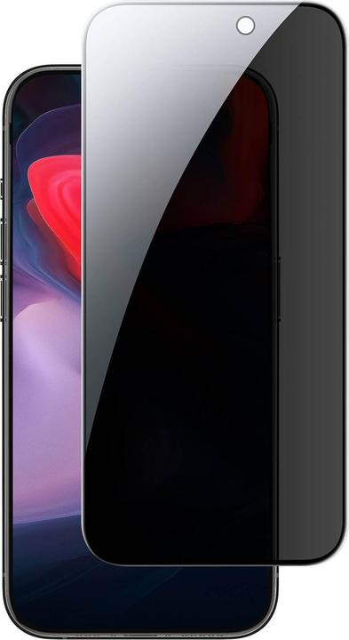 Actual product image ESR Tempered glass privacy screen protector (1 Piece, Apple iPhone 15 Pro)
