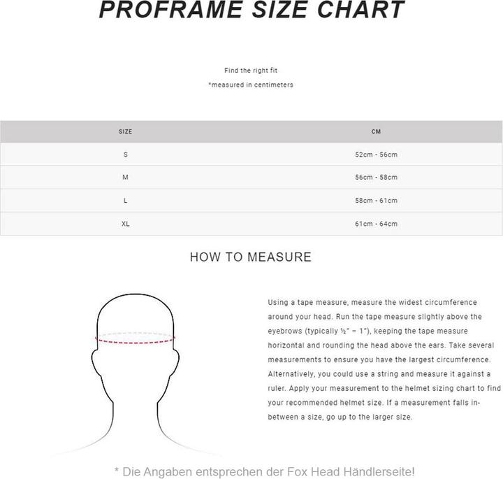 Produktbild Fox Proframe (58 - 61 cm)