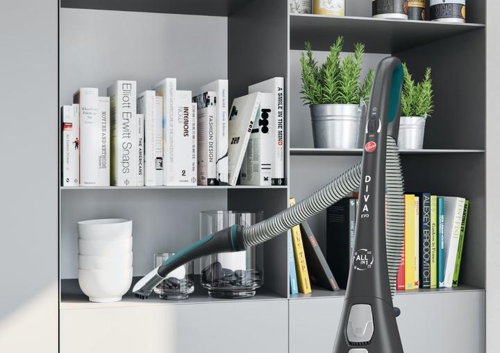 Immagine prodotto Hoover Diva DVE02BL 011 AC Secco EPA Senza sacchetto 0,8 L 750 W Nero, Turchese