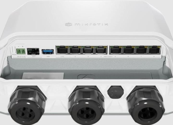 Produktbild MikroTik RB5009UPr+S+ mit Marvell Armada ARMv8 CPU (4 Kerne, 1.4GHz pro Kern)