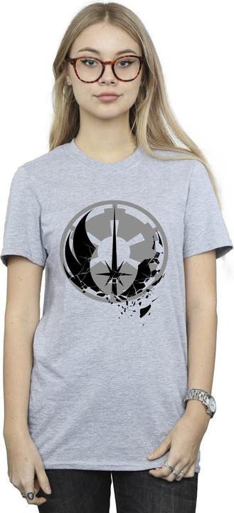 Produktbild Star Wars ObiWan Kenobi Fractured Logos TShirt (XXL)