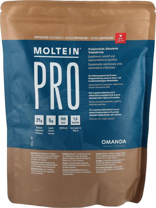 Moltein Pro 1.5 Cappuccino (510g) (Cappuccino, 1 Stk., 510 g)