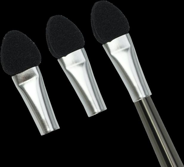 Image du produit Applicateurs de rechange, emboîtables, petite éponge noire 3 pièces dans un sachet