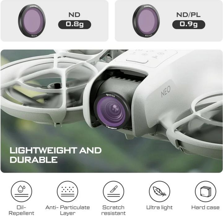 Actual product image Freewell Neo Magnetic Hybrid Filters Bright Day (Drone filters, DJI Neo)