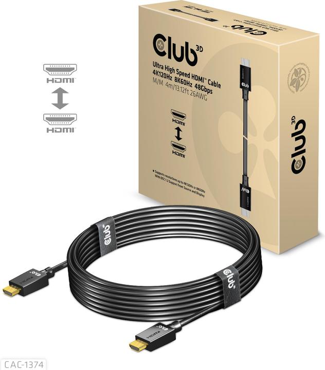 Immagine prodotto Club 3D HDMI (Typ A) — HDMI (Typ A) (4 m, Altri)