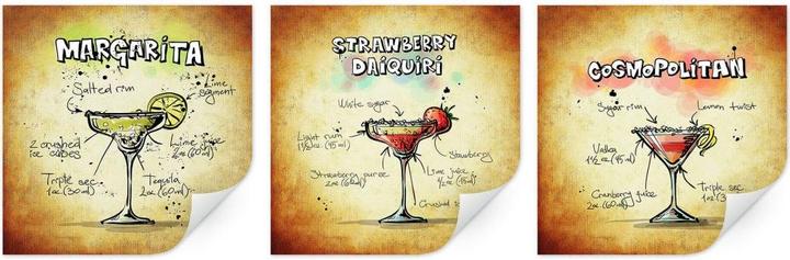 Produktbild Trenddeko Cocktails Set 01 (3x (70 x 70 cm))