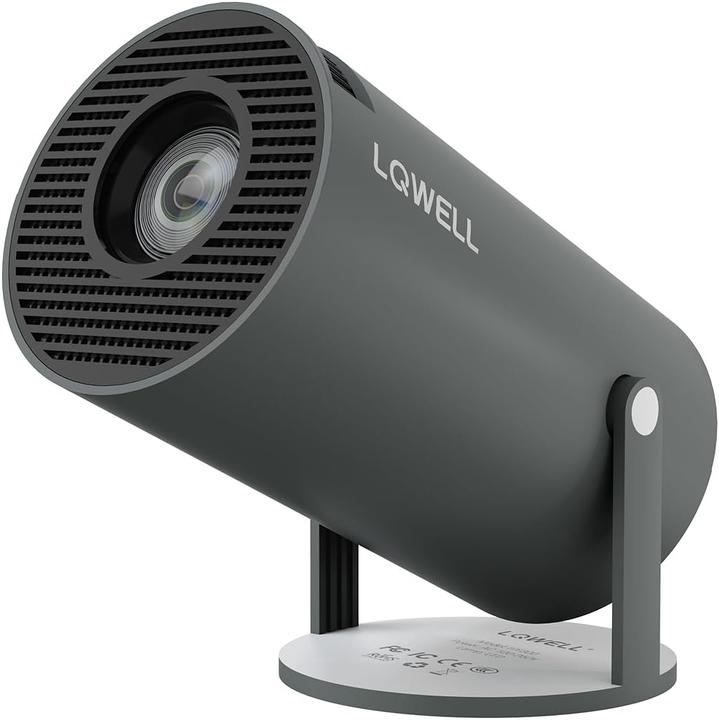 Actual product image Lqwell HY300 PRO Mini Beamer mit Android 11, WiFi 6, Bluetooth 5.0 (4K, 160 lm)
