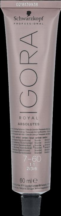 Produktbild Schwarzkopf Professional Igora Royal - 7-60 Mittelblond Schoko Natur (Blond, Braun)