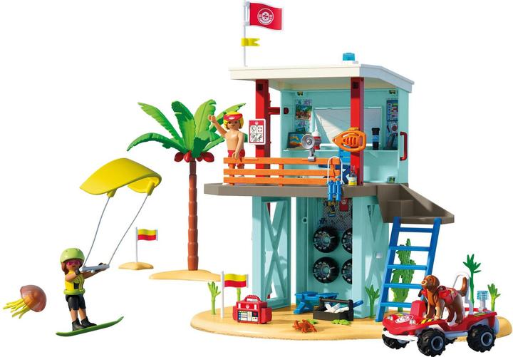 Immagine prodotto Playmobil Torre di salvataggio con buggy da spiaggia (71903, Playmobil La mia vita)
