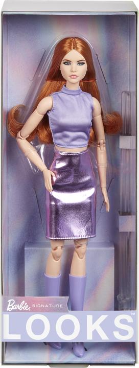 Immagine prodotto Barbie Signature Looks - Vestito lilla Capelli rossi