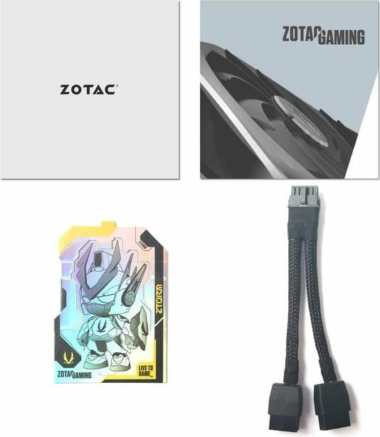 Actual product image Zotac VGA RTX4070 SUPER 12GB Twin Edge OC White (12 GB)