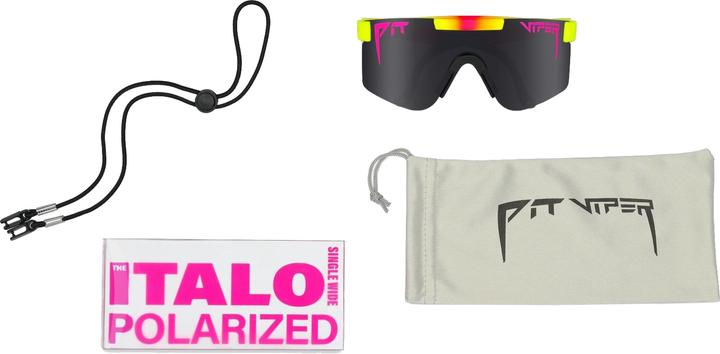 Image du produit Pit Viper The Originals The Italo Polarized (jaune-rose, Fumée polarisée)