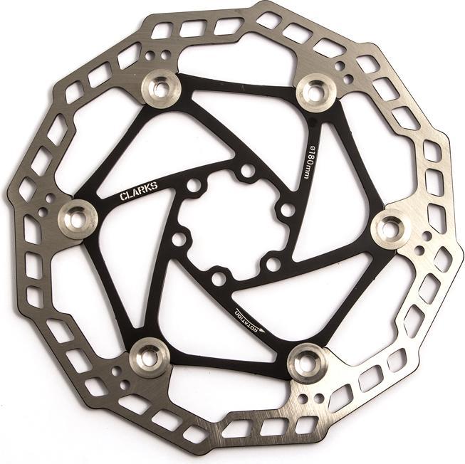 Actual product image Clarks Floating brake disc (180 mm)