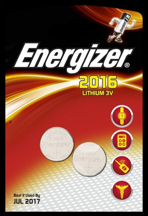 Produktbild Energizer CR2016 Ultimate Lithium (2 Stk., CR2016, 90 mAh)