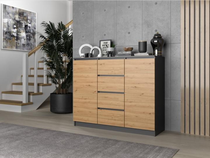 Actual product image Topeshop 2D4S chest of drawers (120 x 40 x 97 cm)