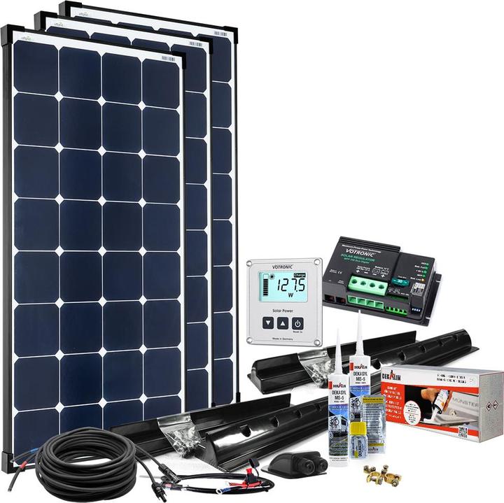 Immagine prodotto Offgridtec 360W 12V MPPT Premium XXL- Set completo per camper opzione EBL