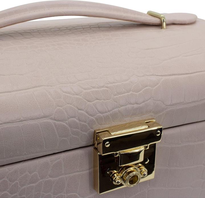 Produktbild Friedrich Modern antique pink jewelry box with crocodile pattern Caiman 20136-4