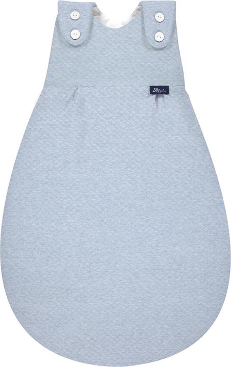 Produktbild Alvi Baby-Ganzjahresschlafsack Mäxchen Quilt Aqua Gr. 62/68 (68 cm)