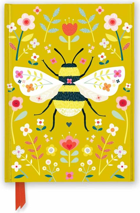 Actual product image Bee Brown: Wildflower Bee (Foiled Journal) (Lined, Hardcover)