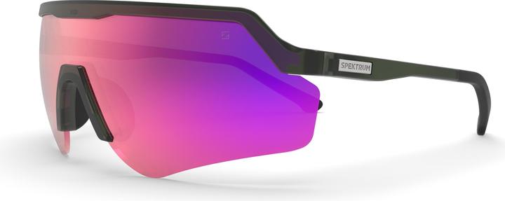 BLANKSTER Sunglasses - Moss Green (Moss green mat, Red)