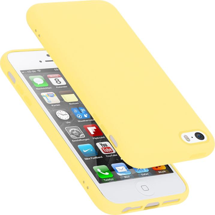Immagine prodotto Cadorabo Copertura della cassa del silicone liquido TPU (Apple iPhone 5)