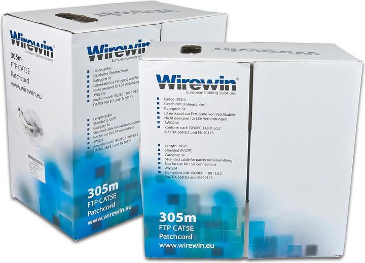 Actual product image Wirewin Network cable (F/UTP, CAT5e, 305 m)