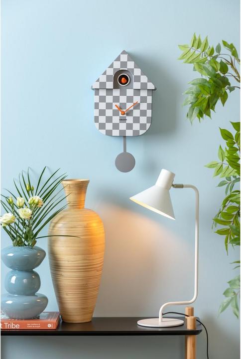 Actual product image Karlsson wall clock modern cuckoo checker (405 mm)