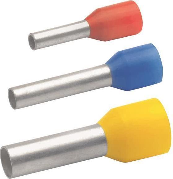 Produktbild Klauke Aderendhülse 0.5 mm² 6 mm Teilisoliert Weiss 4696 1000 St.