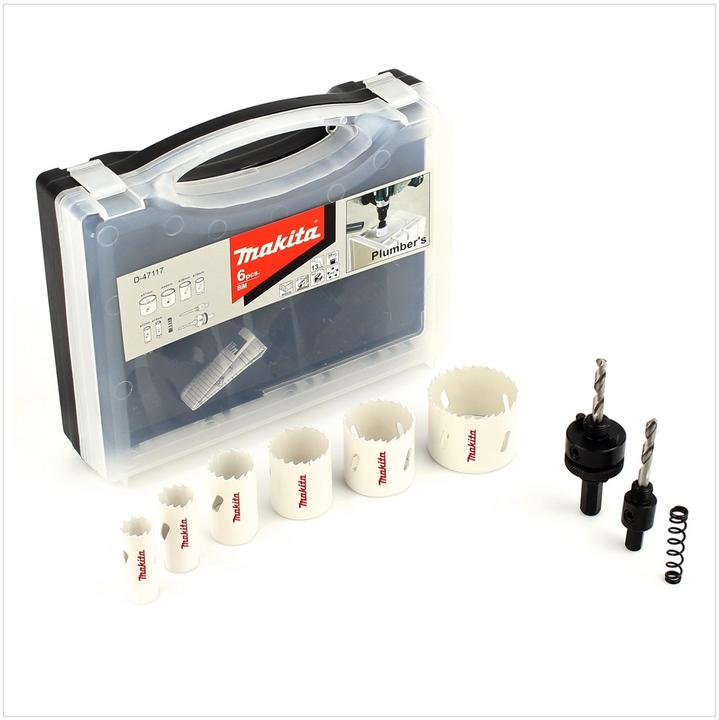 Actual product image Makita Hole saw set sanitary 6tlg (19, 22, 29, 38, 44, 57 mm)