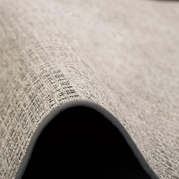 Produktbild Snapstyle Sisal-Optik Designer Flachgewebe Teppich Pure Beige Grau Meliert (133 x 133 cm)