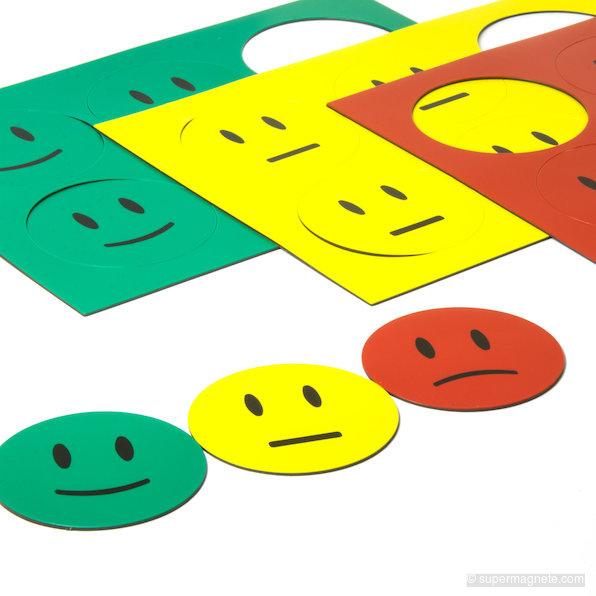 Image du produit Supermagnete Smiley des symboles magnétiques (18 x)