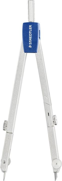 Actual product image Staedtler Precision compass Mars Basic, made of metal with telescopic extension bar, oblique tooth guide