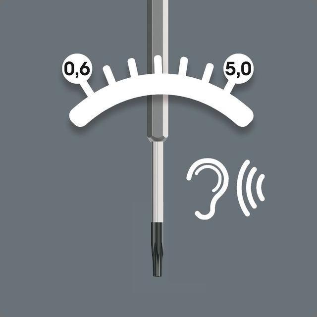 Actual product image Wera 300 Hex-Plus 3,0/3,0 Nm (3/4", 3 Nm, 300 Nm)