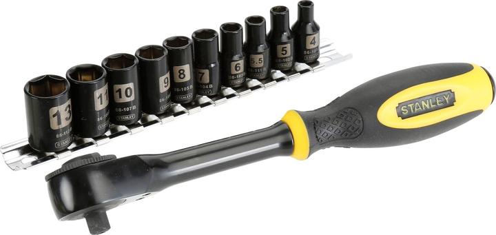 Actual product image Stanley Rotator reversible ratchet (13 mm, 5 mm, 11 mm, 8 mm, 6 mm, 9 mm, 7 mm, 5.5 mm, 4 mm, 10 mm)