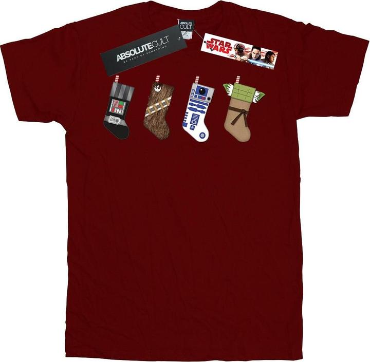 Image du produit Star Wars - T-shirt CHRISTMAS STOCKINGS - Fille (152, 158)