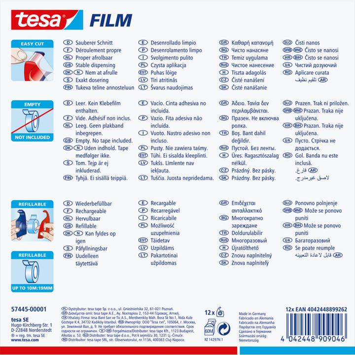 Produktbild tesa EASY CUT Handabroller