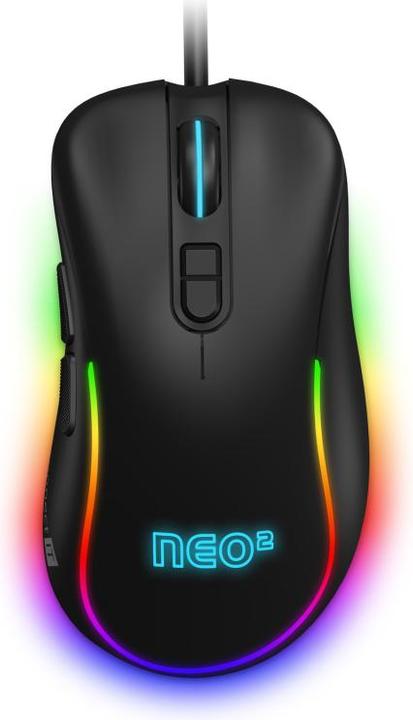 Connectit CONNECT IT NEO 2 mouse da gioco+SW, 7200 DPI, nero (Cablato)
