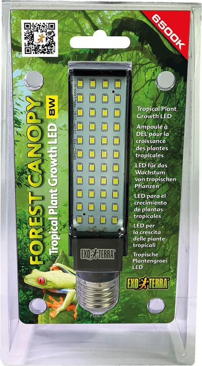 Image du produit Exo Terra Lampe Forest Canopy LED, 6500K, 8W (UVB)