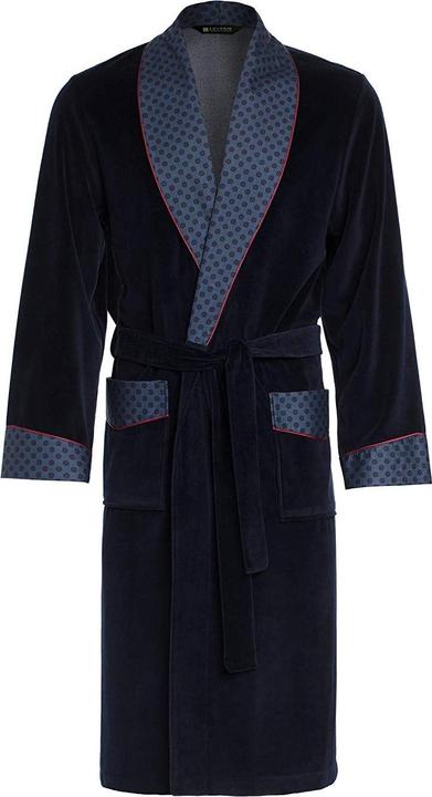 Red Dotted, Dark Blue